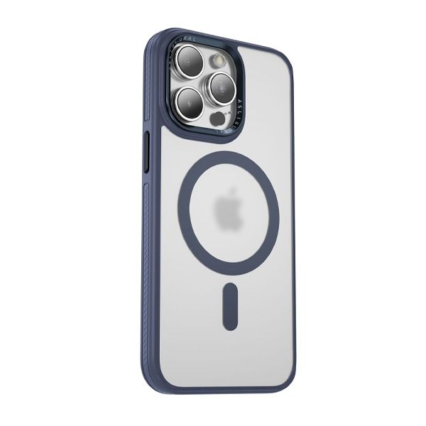 Asli Global iPhone 15 Pro Max Matt Pro MagSafe Case | Blue