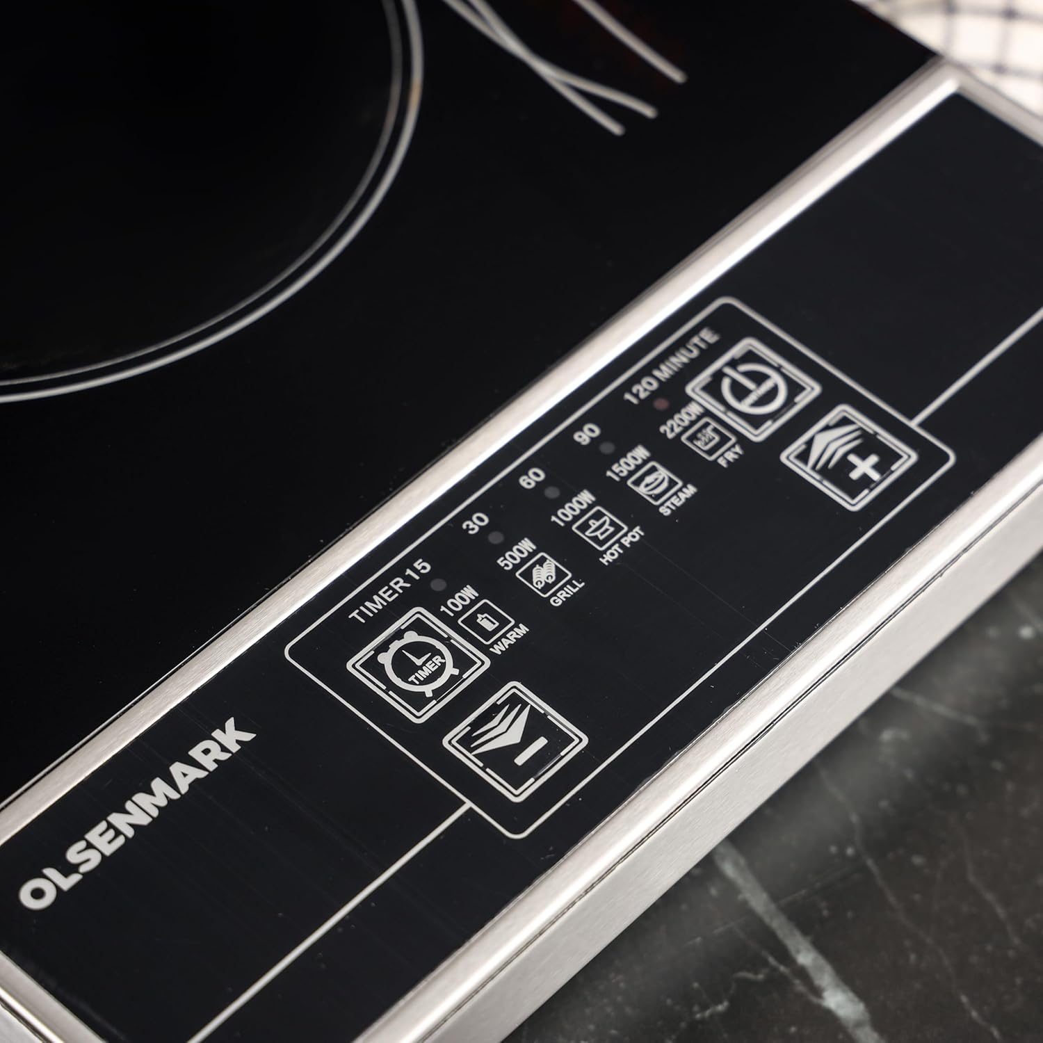 Olsenmark Infrared Cooker â?? Electric Infrared Glass Ceramic Cooker, Portable, Safe & Reliable