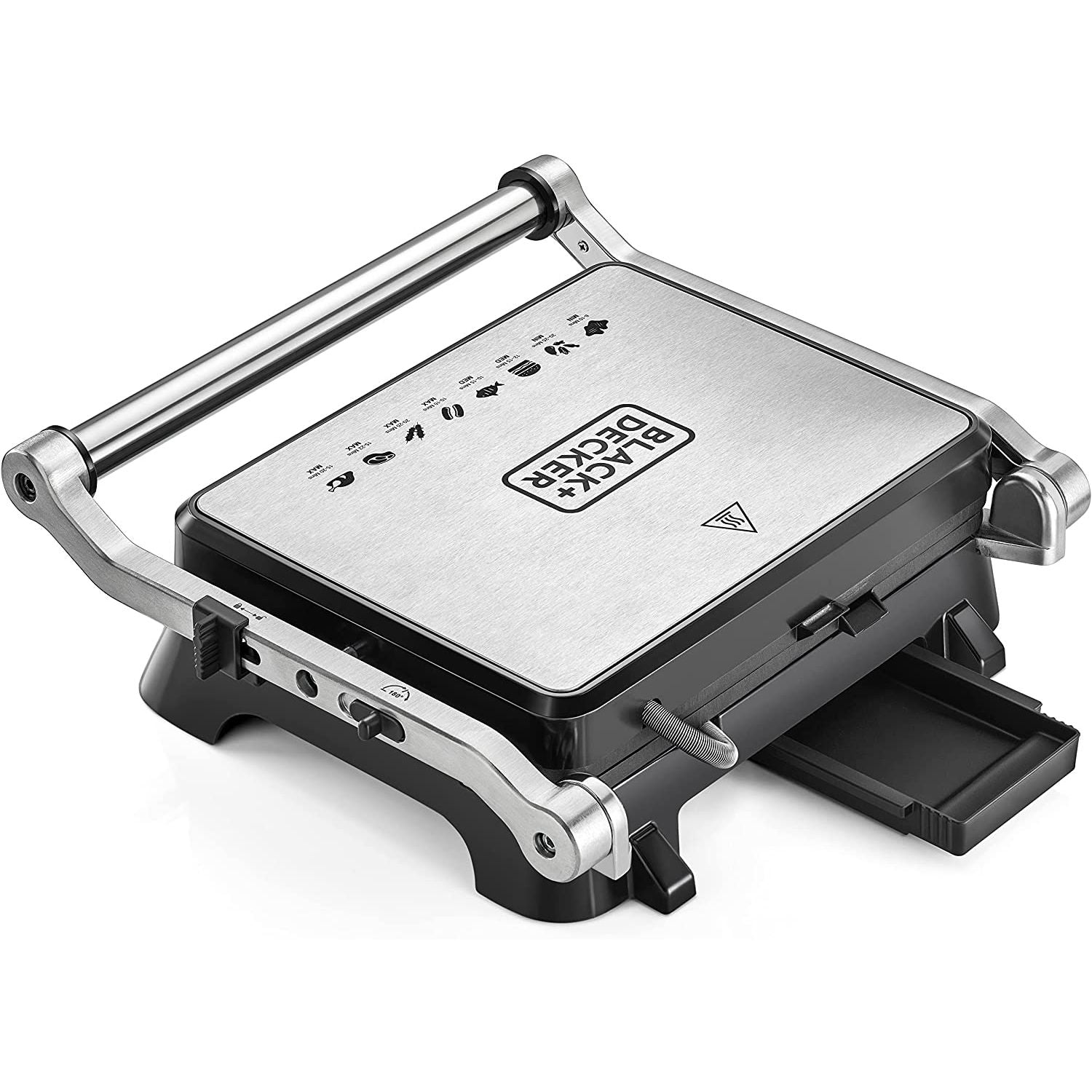 Black & Decker Electric Contact Grill, 1400W | Black / Silver