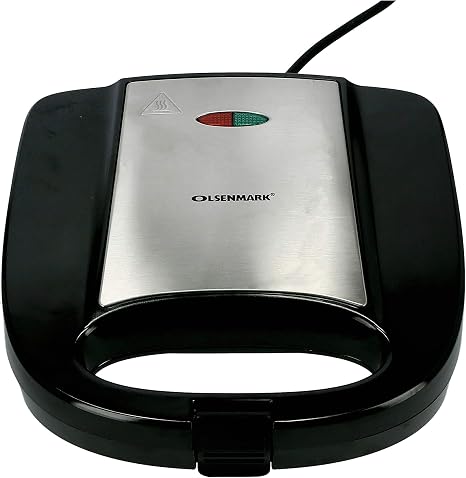 Olsenmark Grill Maker with Non-Stick Coating Plates