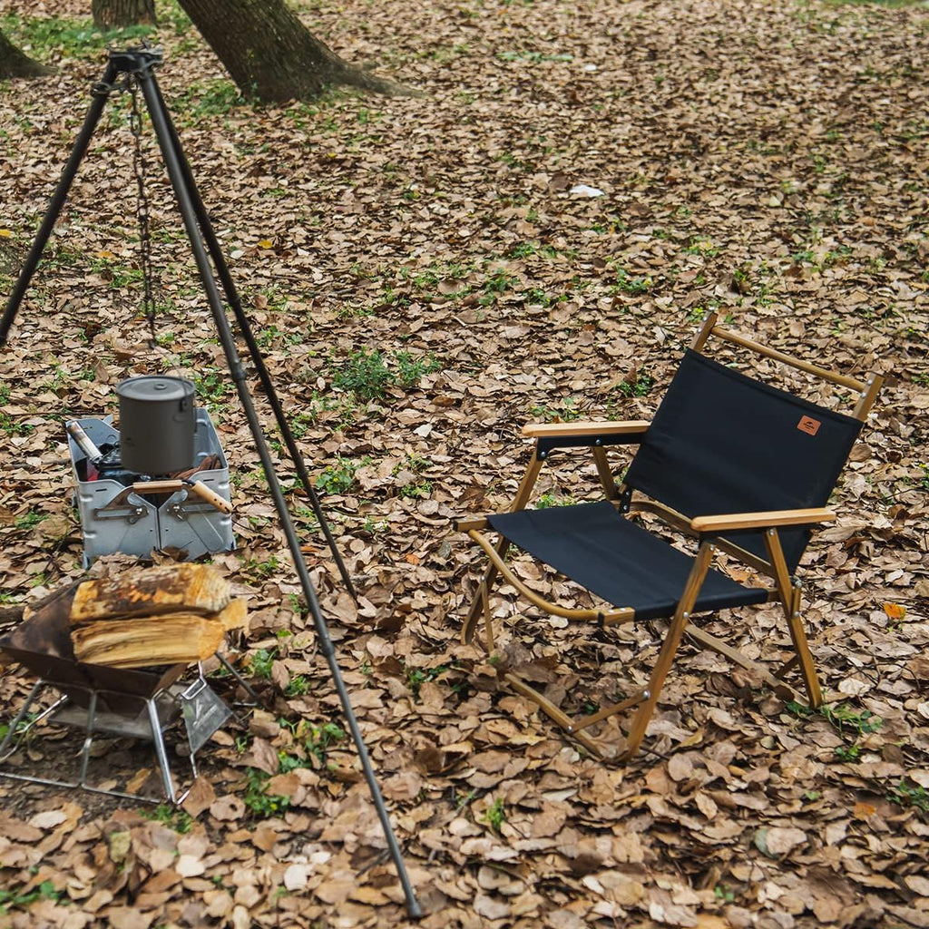 Naturehike MW02 Outdoor Folding Chair | Large Black