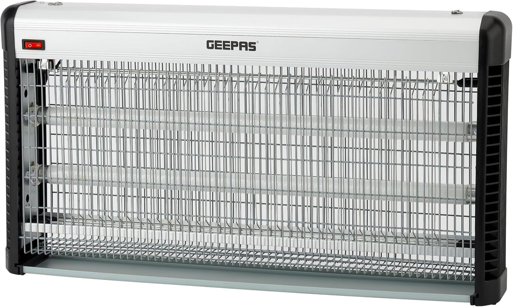 Geepas Electric Bug Killer | Automatic Pest Killer with 2X20 W Ultra-Violet Tubes| No Poisonous Vapor, No Smell and No Pollution