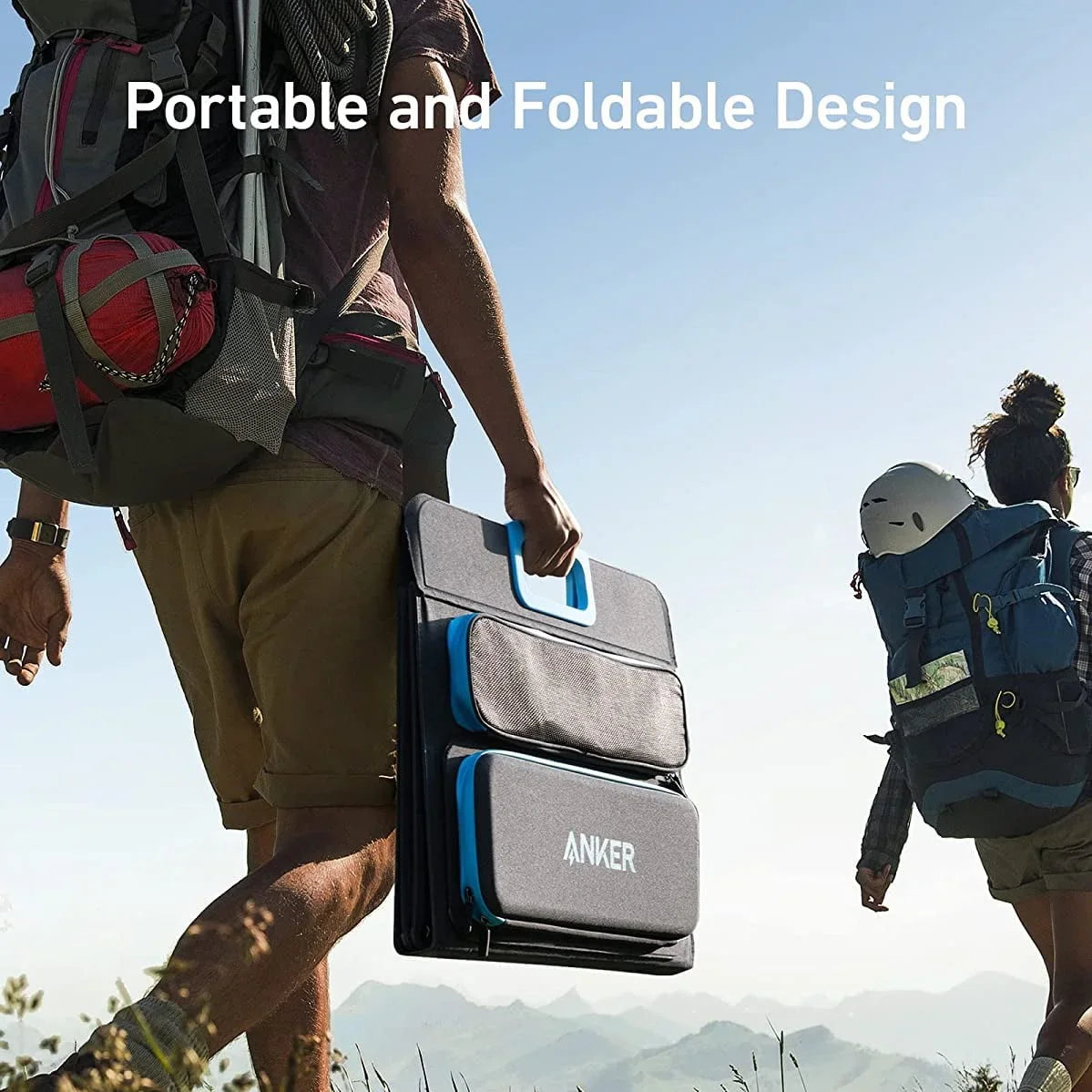 Anker Power Solar 3 Ports 100W | Blue