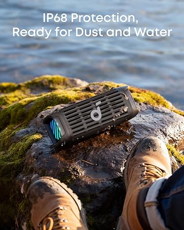 Soundcore Boom 3i by Anker 50W Bluetooth Speaker | IP68 Waterproof | Black