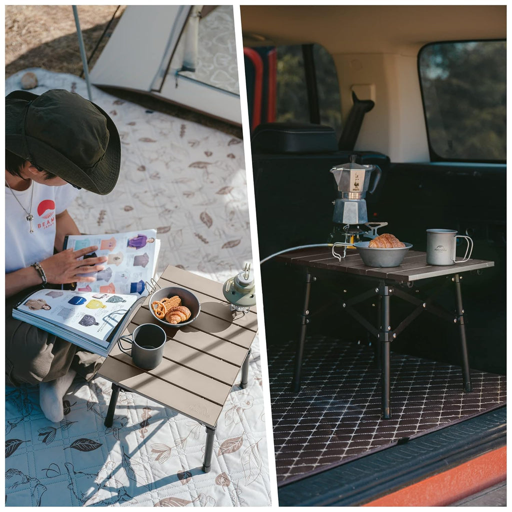 Naturehike Outdoor Portable Folding Table â€“ Brown | Small