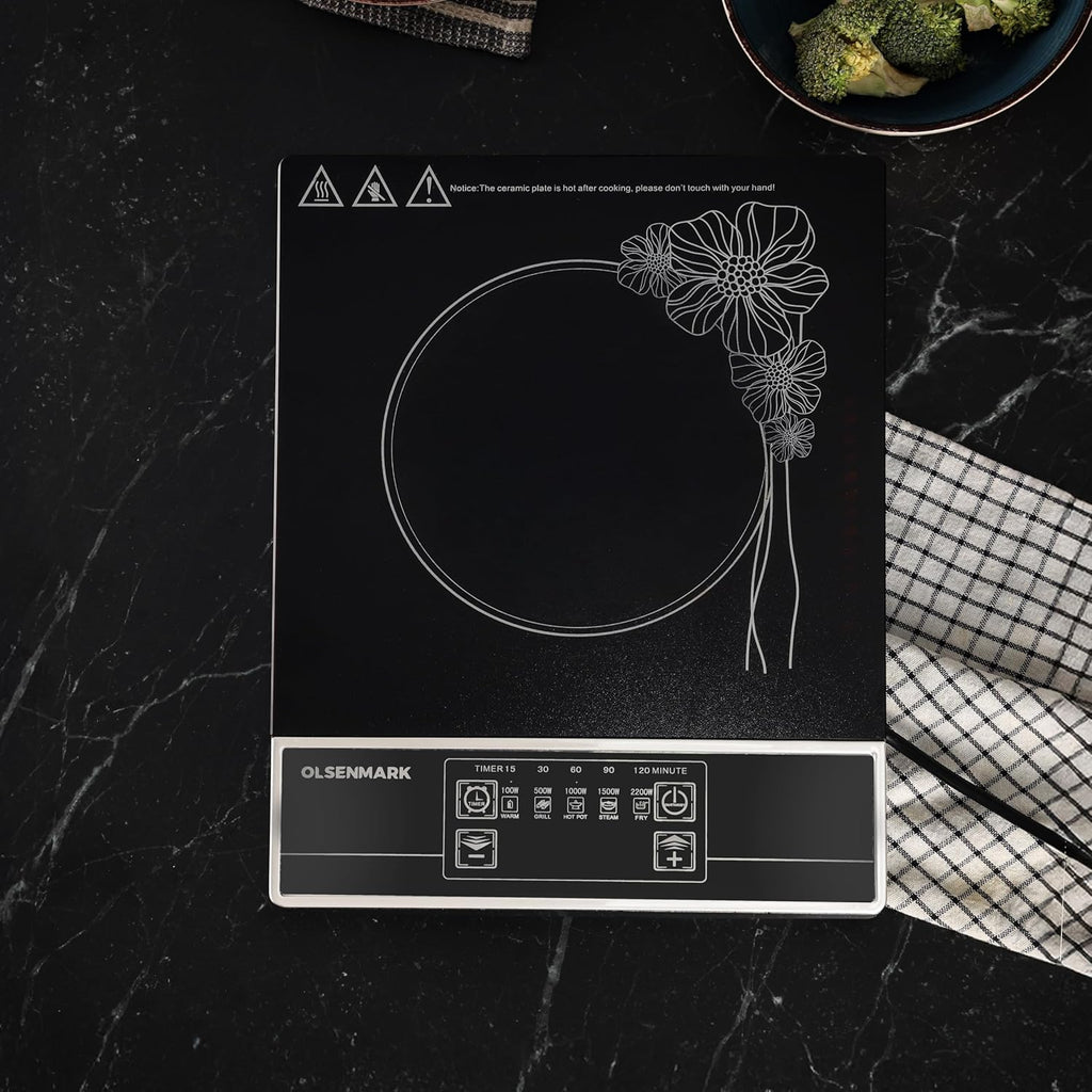 Olsenmark Infrared Cooker â?? Electric Infrared Glass Ceramic Cooker, Portable, Safe & Reliable
