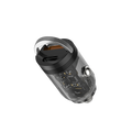 Asli Global Primuscharger Mini Transparent Car Charger 65W With Dual Port PD & QC3.0 | Black