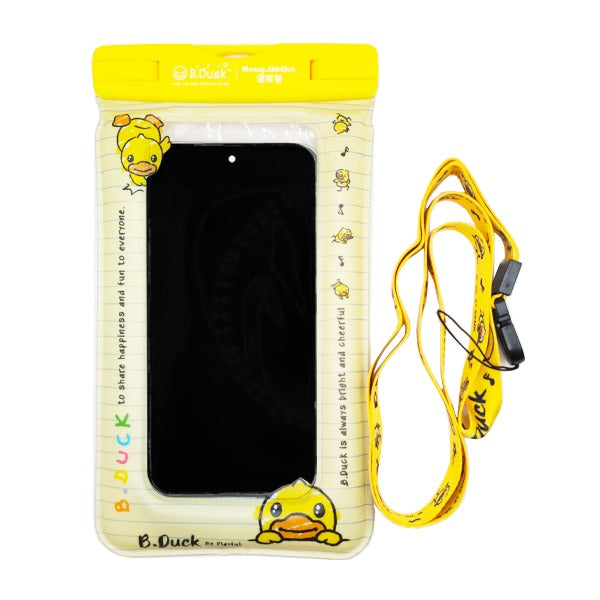 BDUCK Waterproof Phone Bag Rainproof Diving Swimming Sealed Phone Case | Yellow