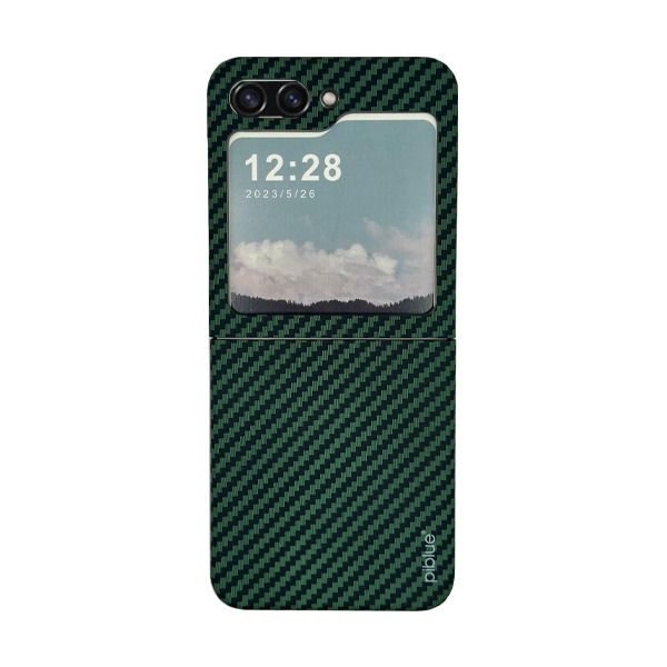 Piblue Case For Samsung Z Flip 5 | Carbon Green