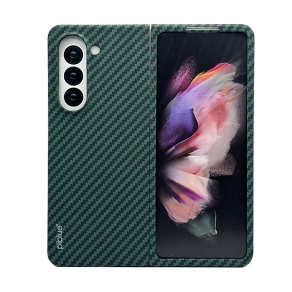 Piblue Case For Samsung Z Fold 5 Carbon | Green