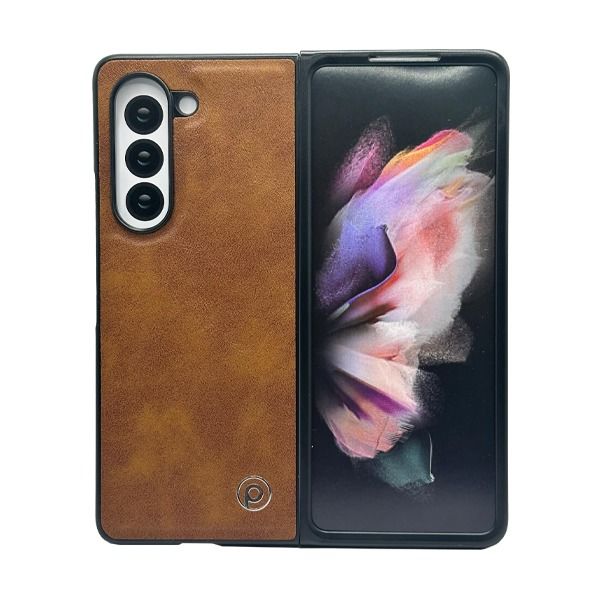 Piblue Case For Samsung Z Fold 5 | Brown