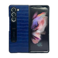 Piblue Case For Samsung Z Fold 5 Croc | Blue