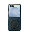 Coblue Premium Leather Magnetic Case – Samsung Galaxy Z Flip 7 | Black