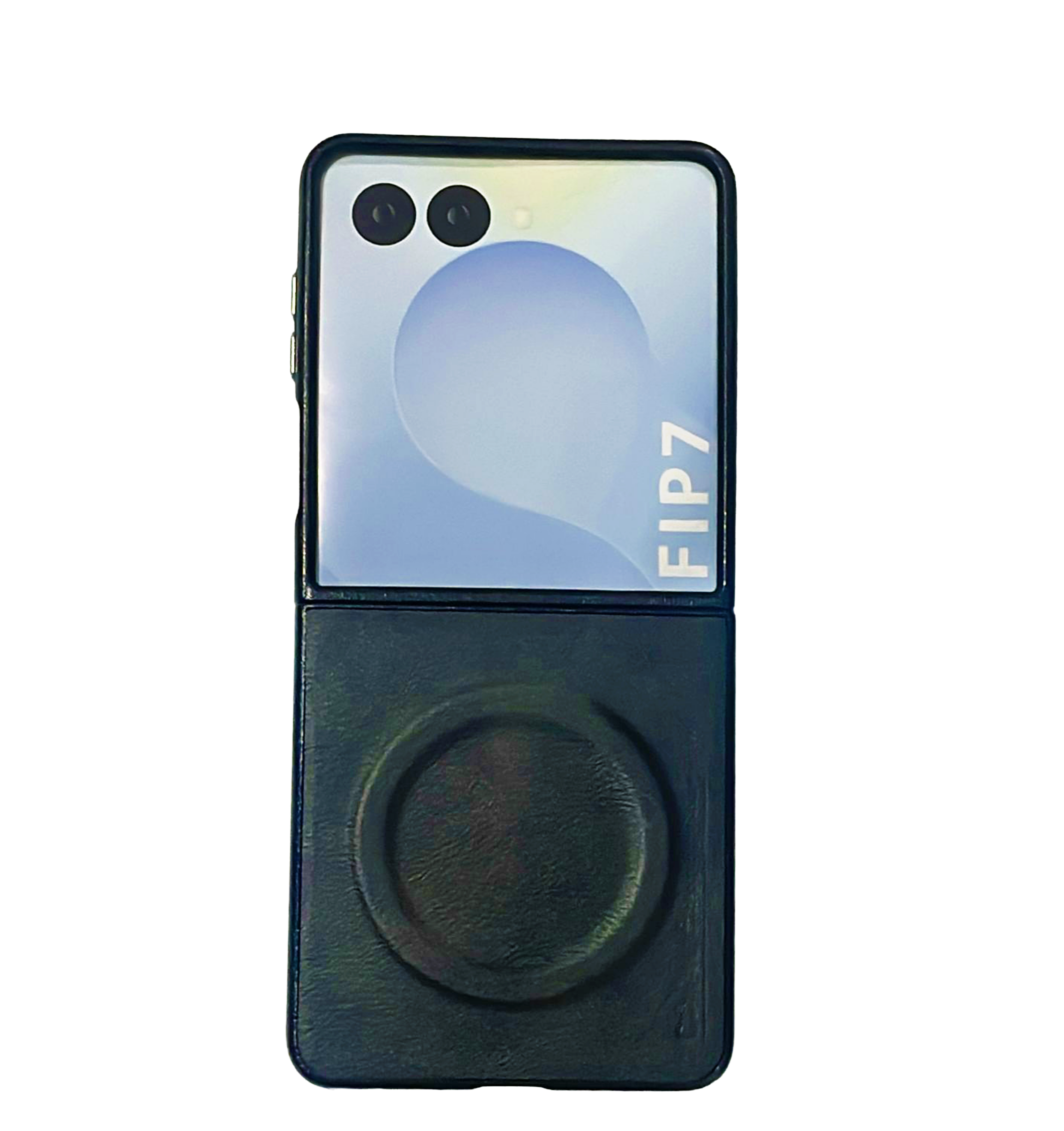 Coblue Premium Leather Magnetic Case – Samsung Galaxy Z Flip 7 | Black