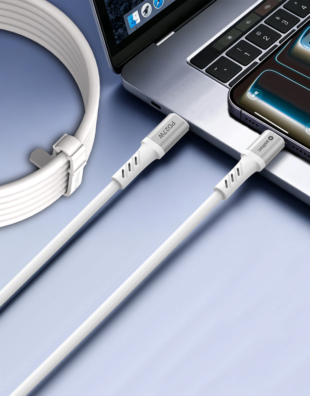 aslitec GRAPHENEX SYNC High-Speed Fast Charging & Data Cable – USB-C to Lightning