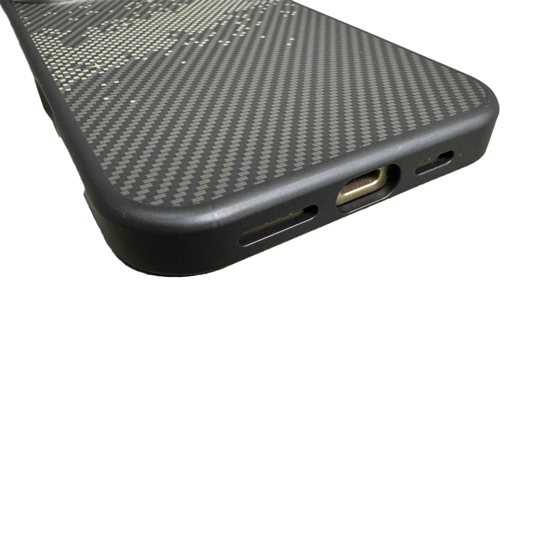 LZEL iPhone 16 Pro MagKevlar Armor Case With MagSafe | Gray/Black
