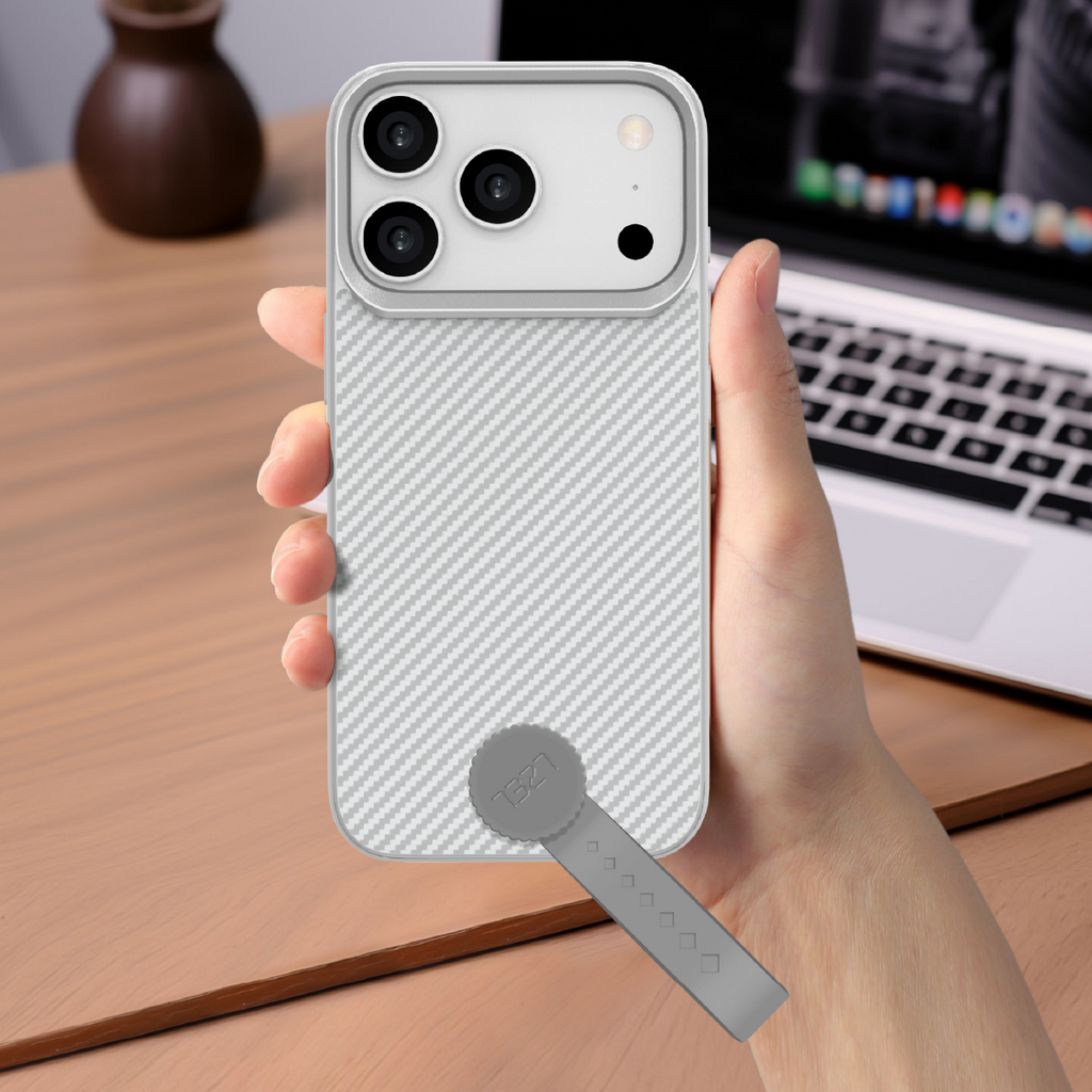 LZEL Back Cover With Magsafe For IPhone 17 Pro | Light Gray