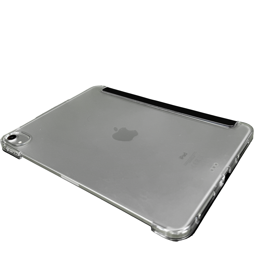 LZEL Imperium Trifolio Smart Folio Case for iPad 10.9" / 11" (A16-2025) – Transparent Back | Black