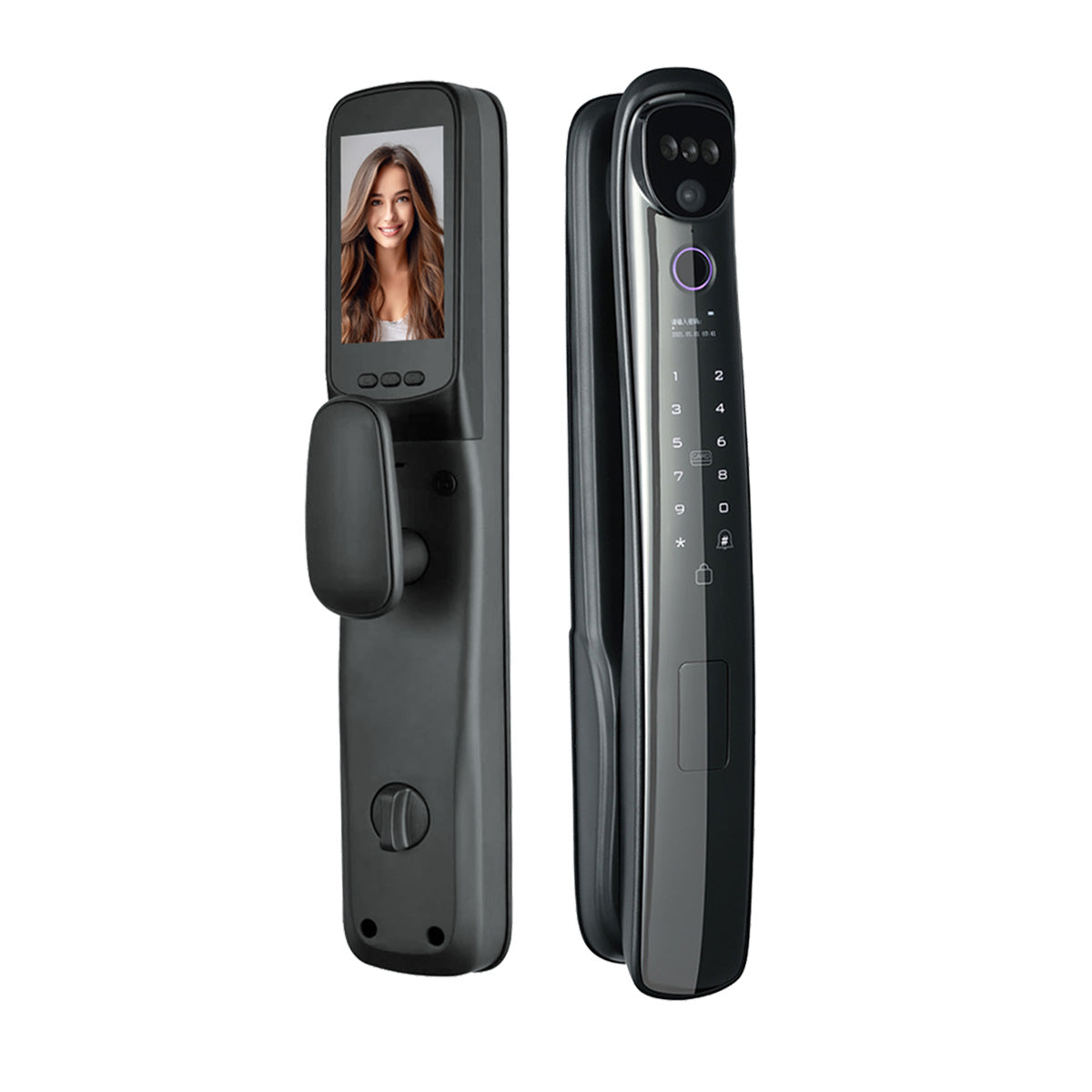 LZEL Smart Door Lock Model ZMH003 | Fingerprint, Password, Card & Optional Face Recognition