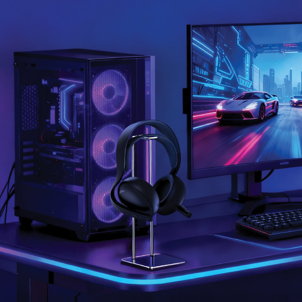 Asli Global Wavetune Series High-Performance 2.4G Wireless Tri-Mode Gaming Headset