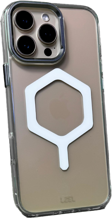 LZEL iPhone 16 Pro Max Mag Octa Shield Clear Case