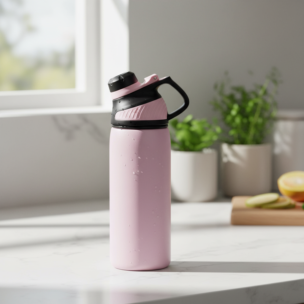 Asli Global 600ml Stainless Steel Metal Canteen for Travel Water Bottle
