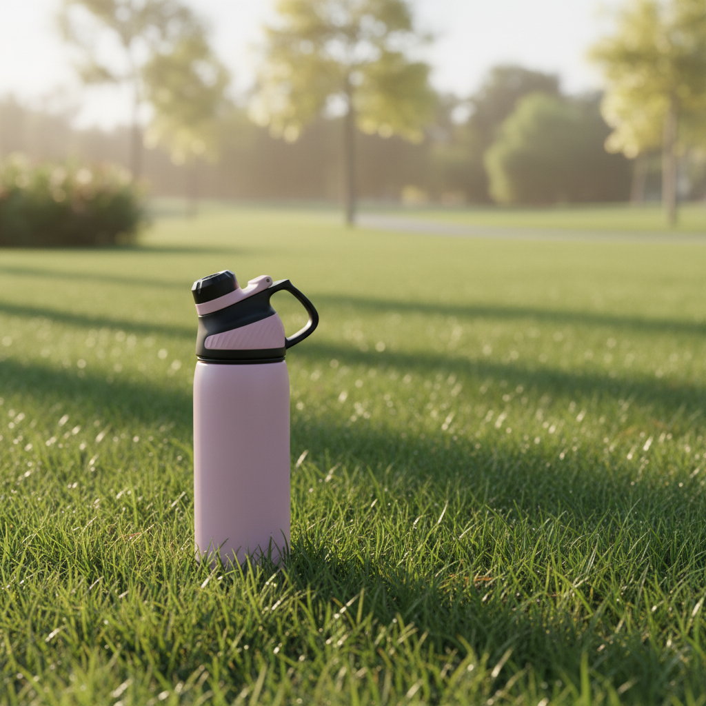 Asli Global 600ml Stainless Steel Metal Canteen for Travel Water Bottle