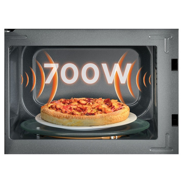 Black & Decker Microwave Oven 20 Liter 700 Watt | Black With Chrome