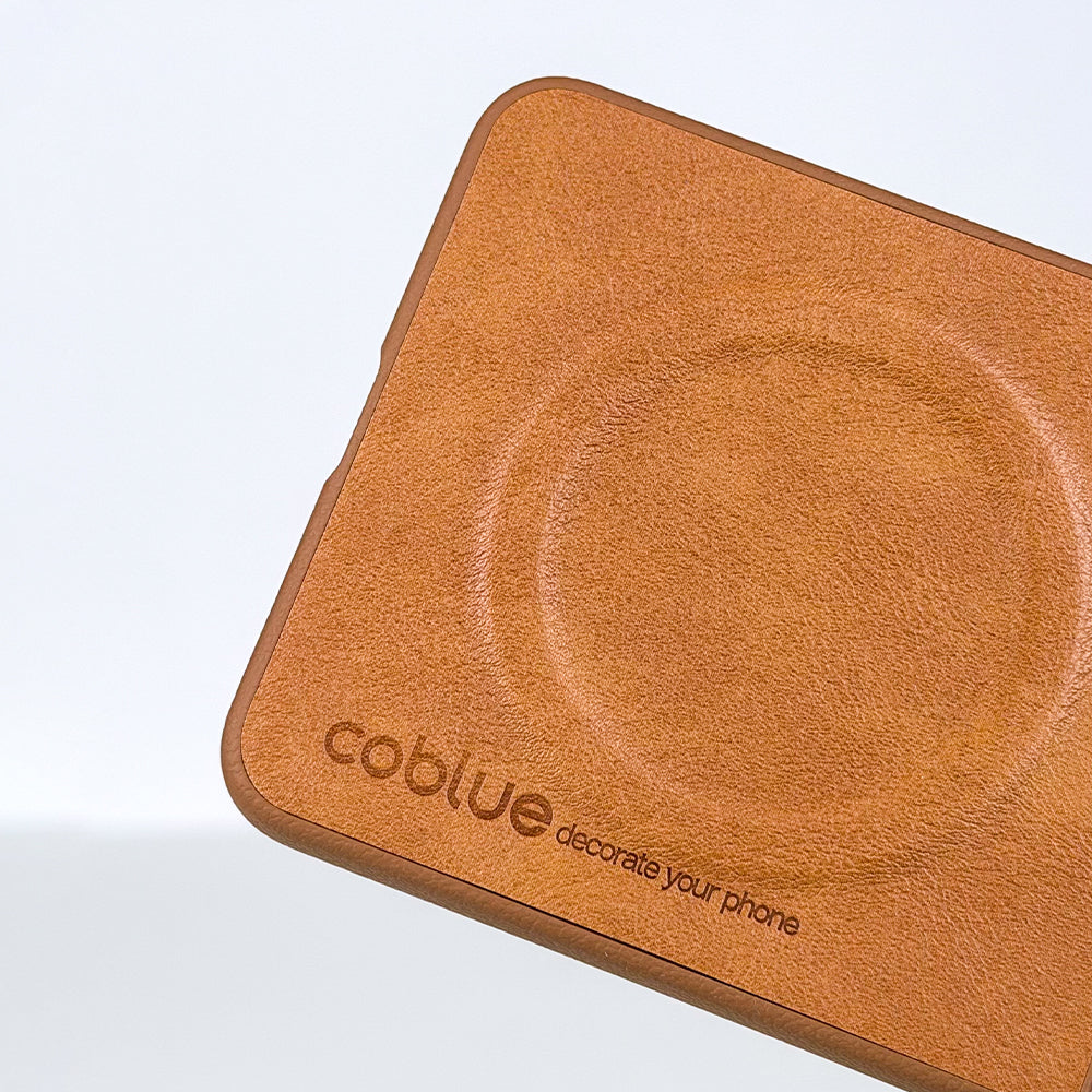 Coblue Premium Leather Magnetic Case â€“ Samsung Galaxy Z Flip 7 | Brown