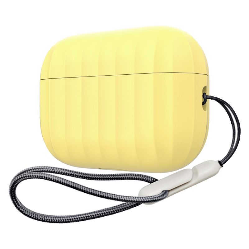 Asli Global Airpods Pro 2 Silicone Case with Anti Drop Protection | Yellow