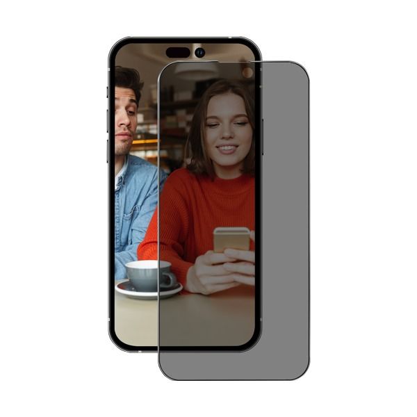 Anank iPhone 15 Pro 2.5d Reinforced Edge Privacy Glass