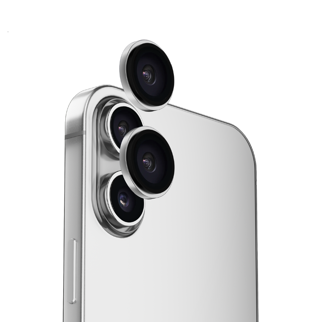 Anank 10X Reinforced 99% AR Lens Guard for iPhone 17 | Silver