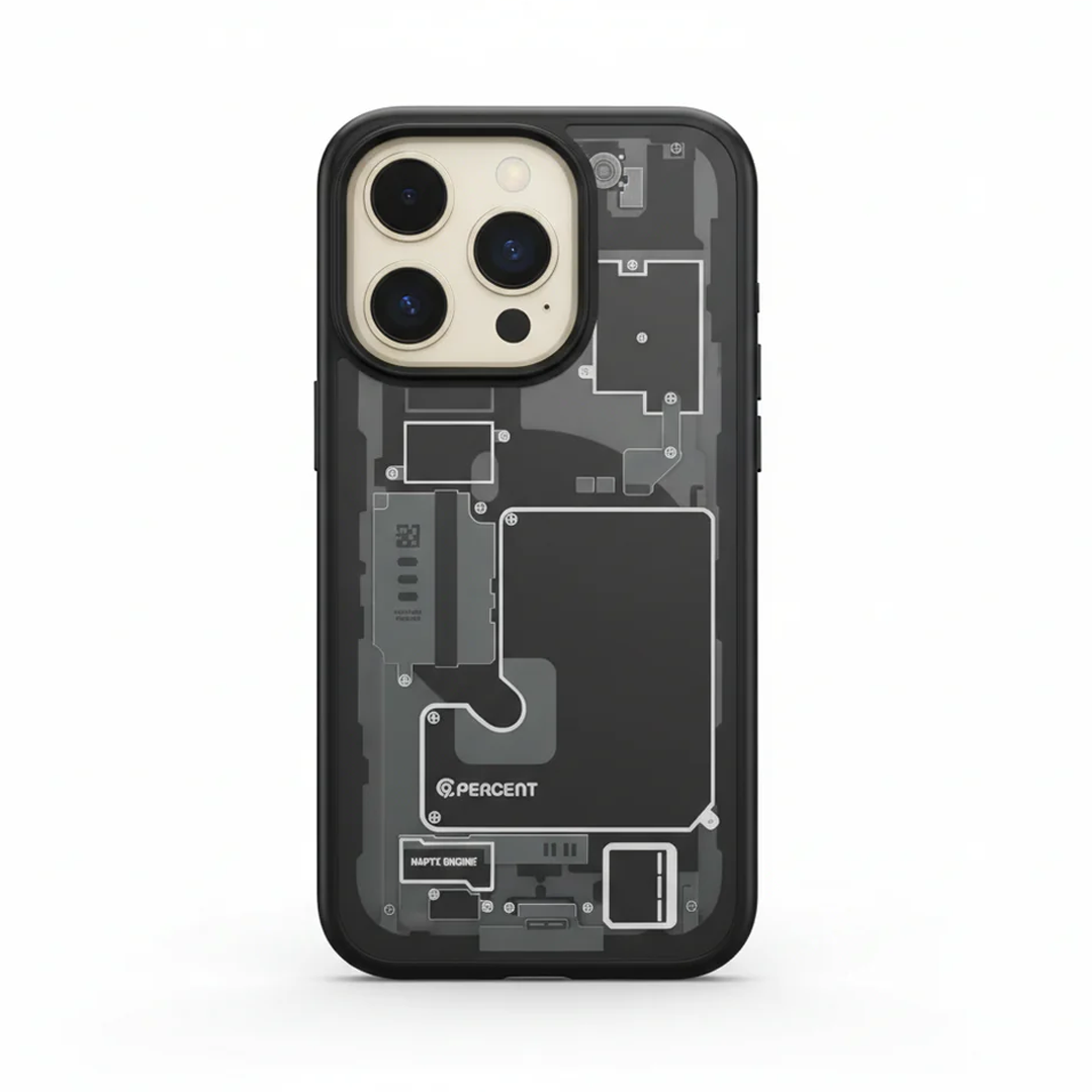 90 Percent Ultra Hybrid Zero One Magsafe Case For Iphone 15 Pro | Black