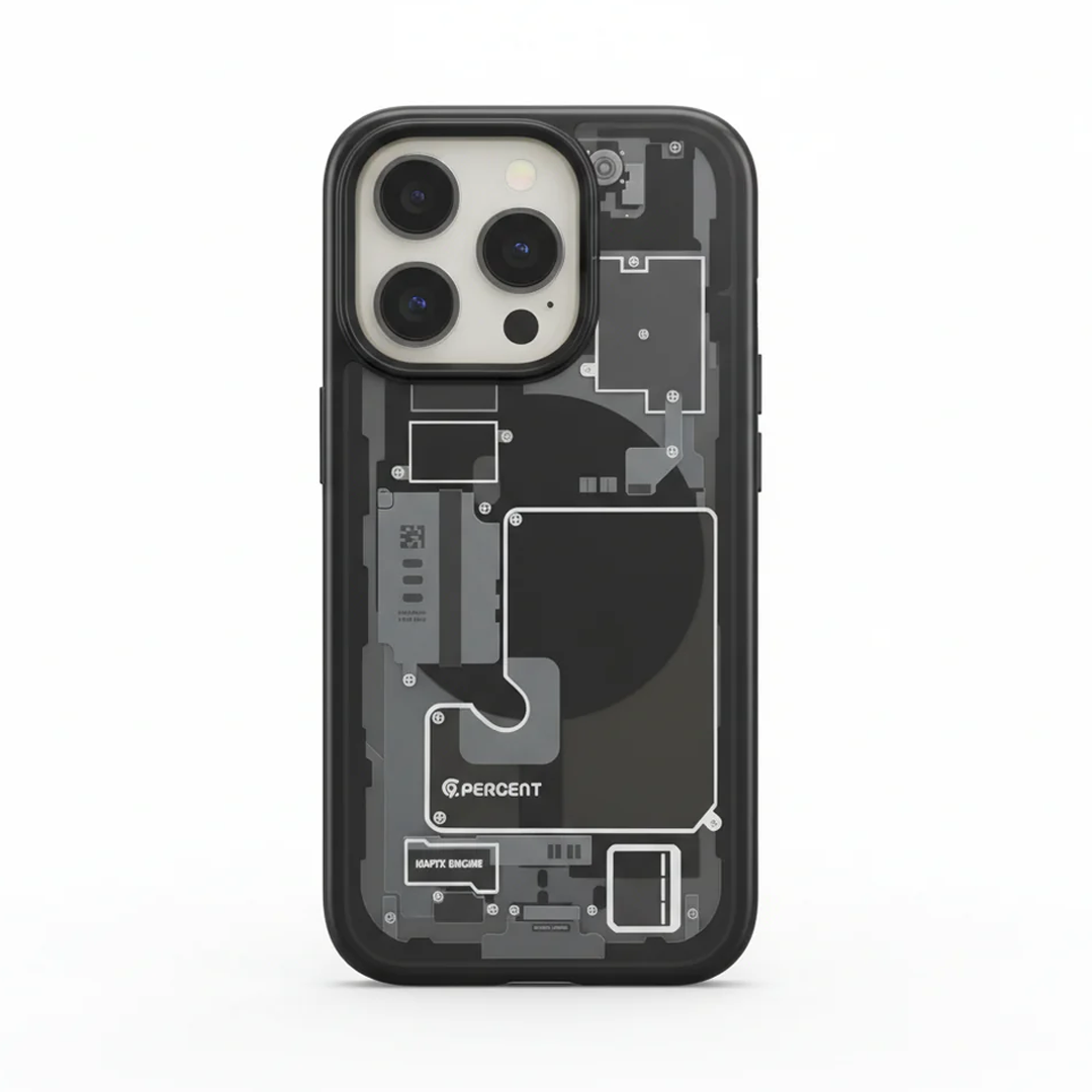 90 Percent Ultra Hybrid Zero One Magsafe Case For Iphone 16 Pro | Black