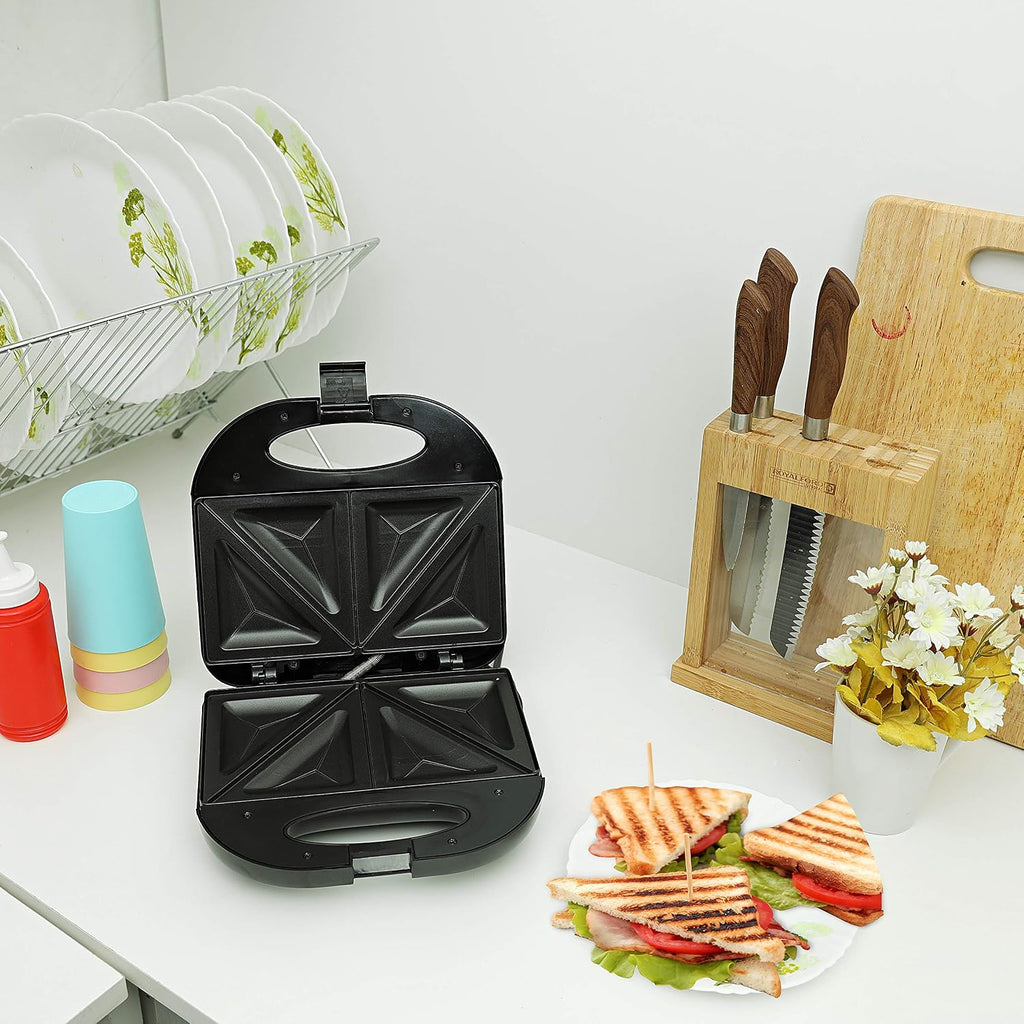 Olsenmark Grill Maker with Non-Stick Coating Plates