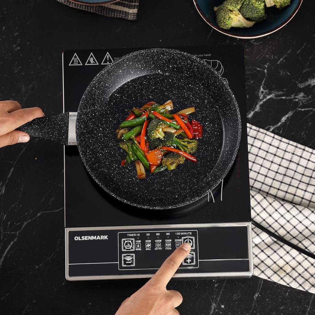 Olsenmark Infrared Cooker â?? Electric Infrared Glass Ceramic Cooker, Portable, Safe & Reliable