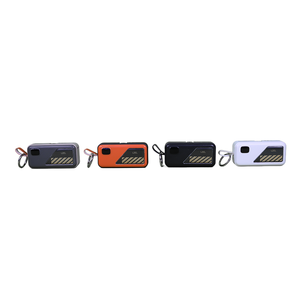 LZEL Nanoflux Charger Mini 5000mAh PD Lightning Power Bank with Built-in Type-C Cable | Orange
