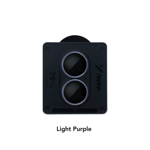 Anank 10X Reinforced 99% AR Lens Guard for iPhone 17 | Light Purple