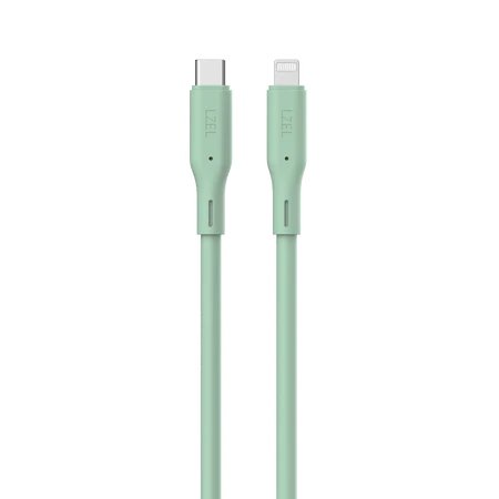 LZEL Celeris Silox CXL Soft Silicone USB-C to Lightning Cable, 480Mbps, 60W Max, 1m