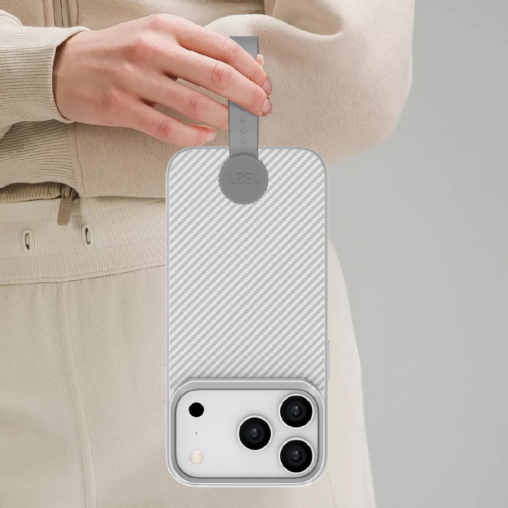 LZEL Back Cover With Magsafe For IPhone 17 Pro | Light Gray