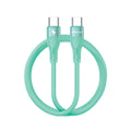 90 Percent Voltline 90 Series USB-C to USB-C Silicone Cable 1M | Light Green
