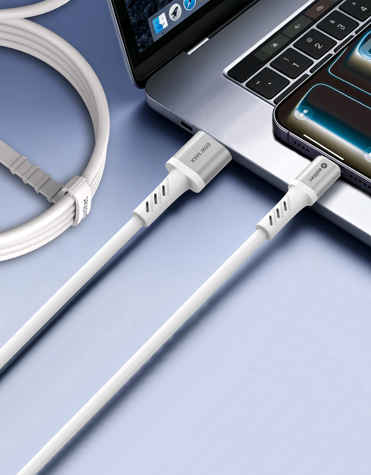aslitec GRAPHENEX 65W Fast Charging & Data Cable USB-A to USB-C