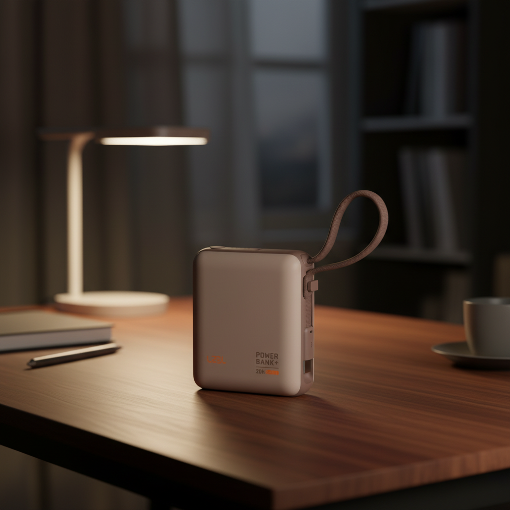 LZEL ZenoFlex Volt Mini 10000mAh PD Power Bank â€“ 20W Output / 18W Input | Mocha
