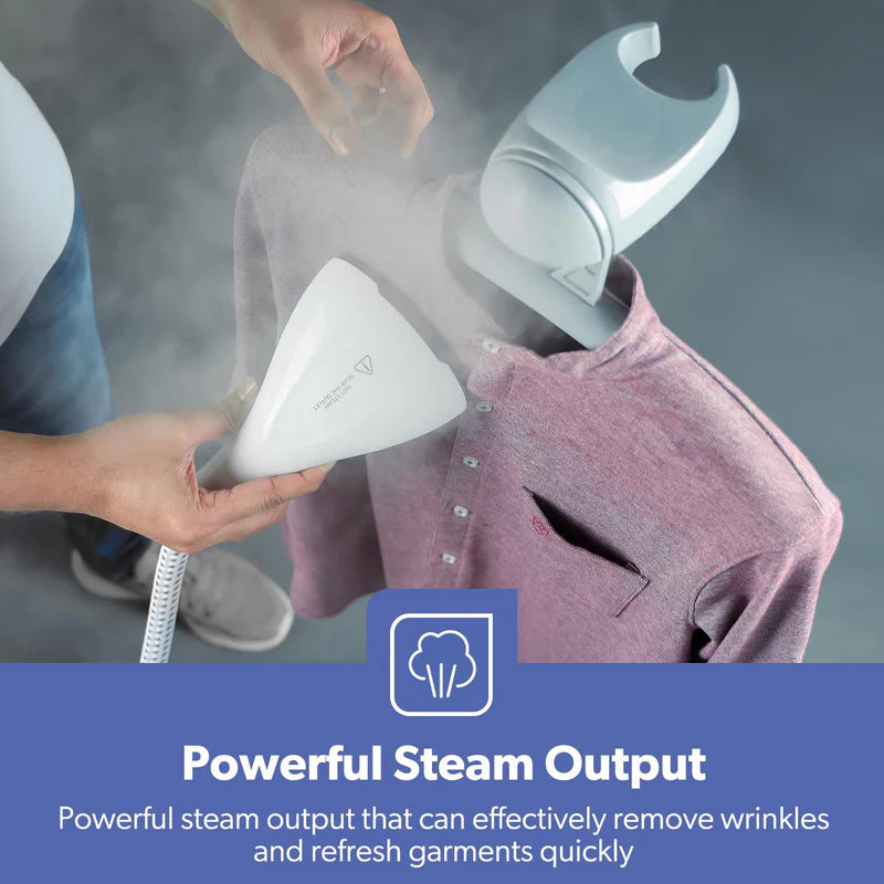 Geepas Vertical Garment Steamer â€“ 2000W, 1.8L Tank, Fast Heating