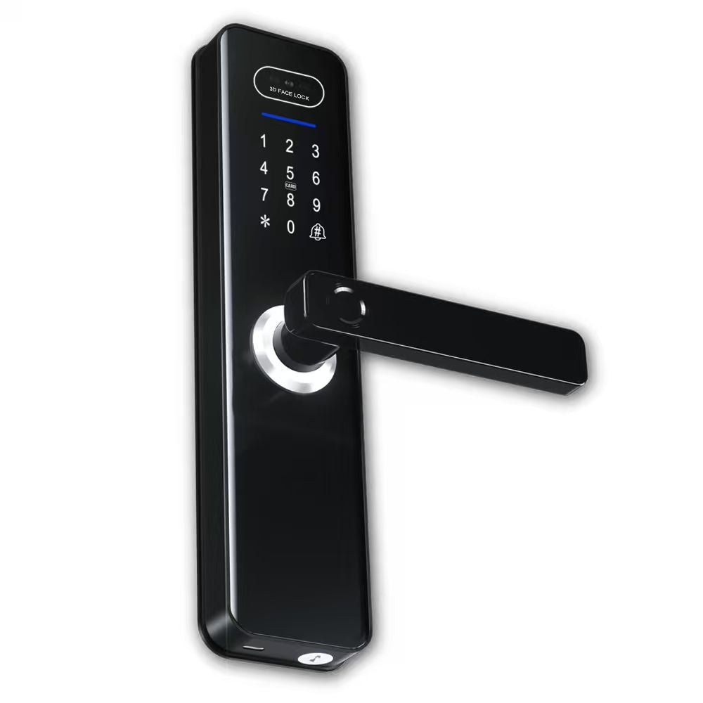 LZEL Smart Door Lock ZSN010 | 3D Facial Recognition, Fingerprint, Password, IC Card & Remote Unlock