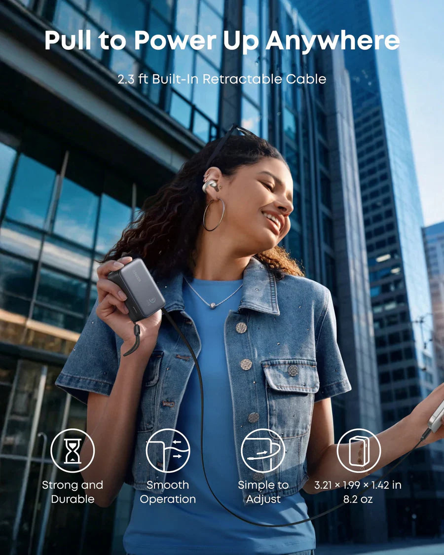 Anker Power Bank Nano 10,000mAh, 45W | Black