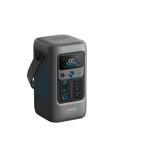 Anker SOLIX C200 DC Portable Power Station - 192Wh | 200W | Dark Gray