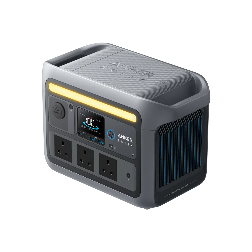 Anker SOLIX C800 Portable Power Station | 768Wh | 1200W | Dark Grey