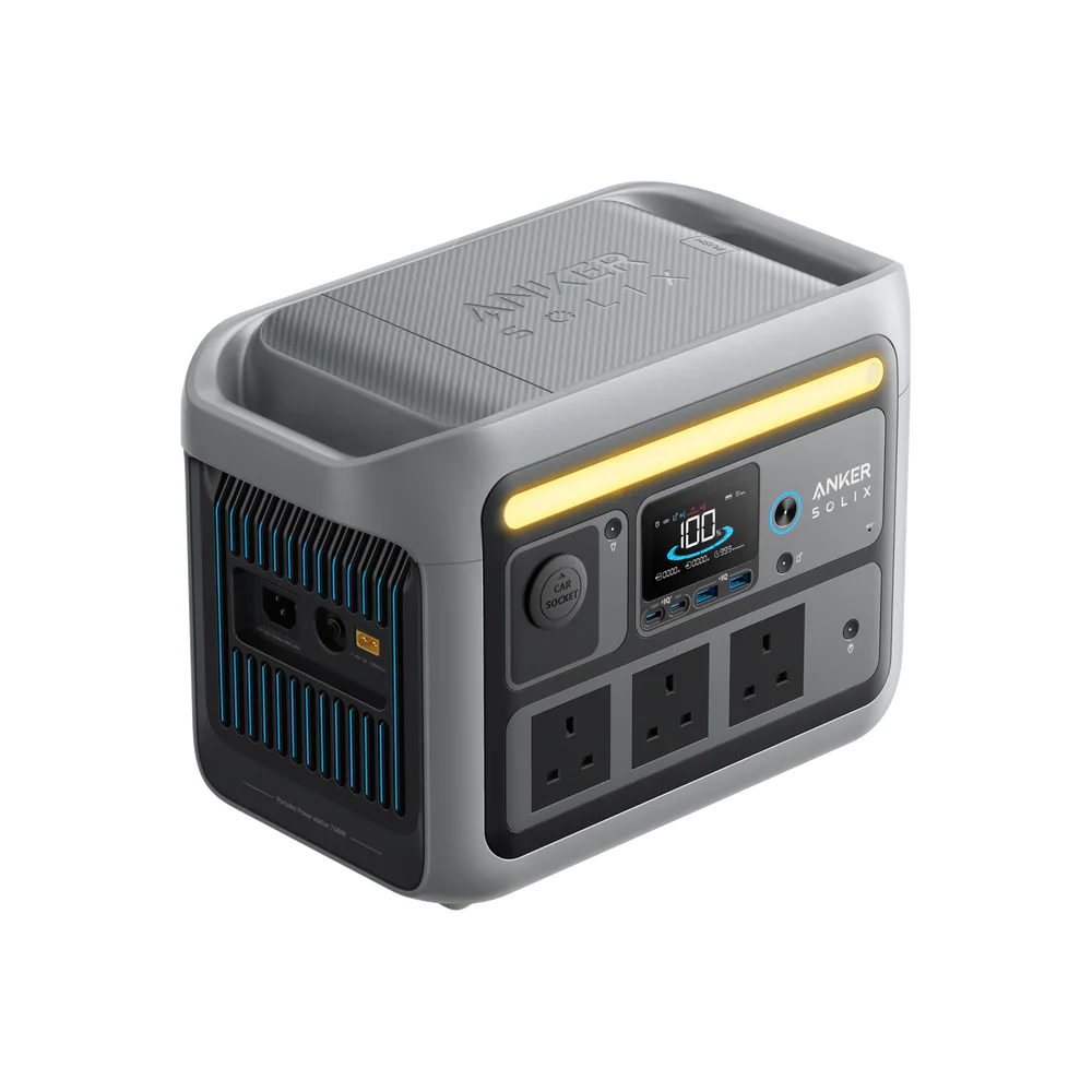 Anker SOLIX C800 Portable Power Station | 768Wh | 1200W | Dark Grey