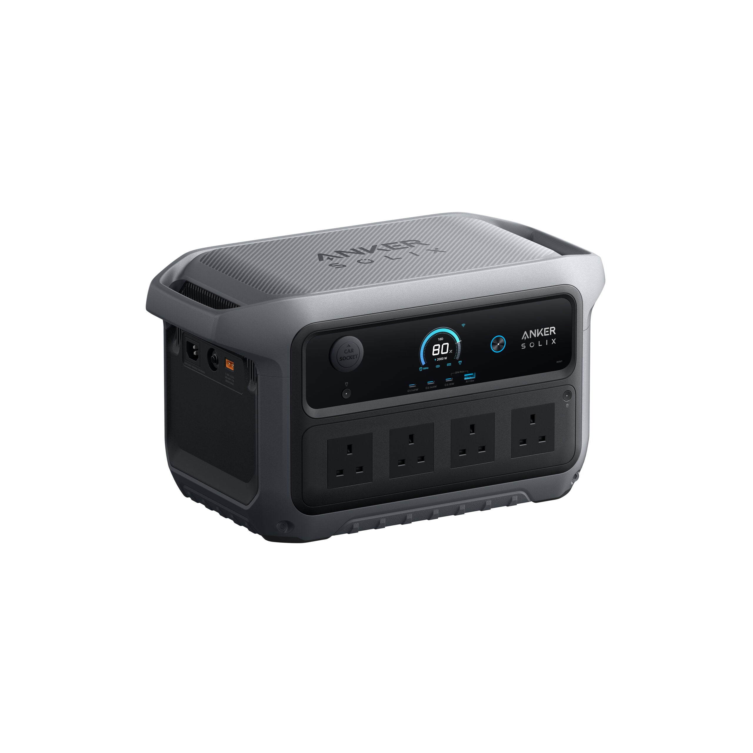 Anker SOLIX C2000 Gen 2 Portable Power Station – 2048Wh, 2400W